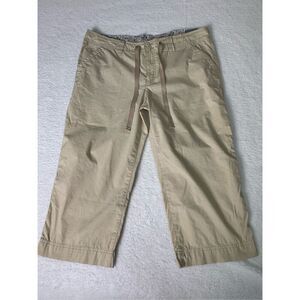 Eddie Bauer Khaki Capris, size 10